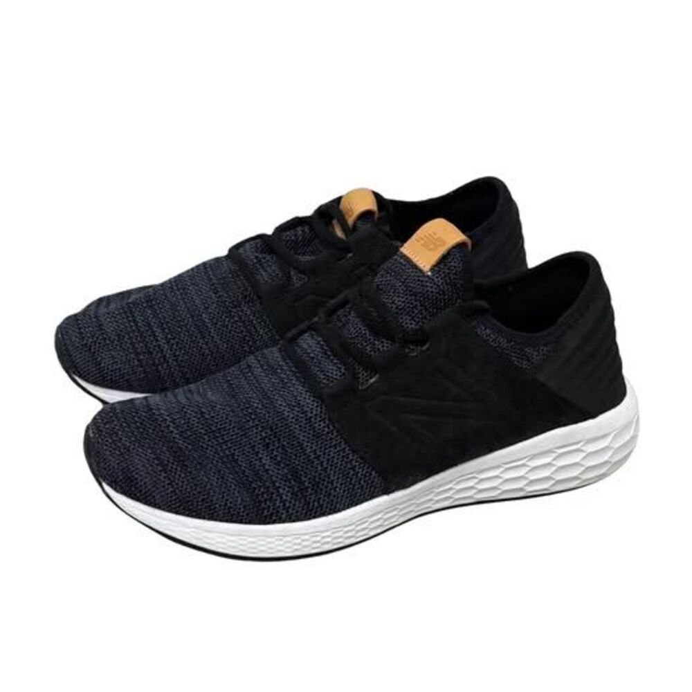 New Balance MCRUZKB2 Black Knit Sneakers Size 11 Like New